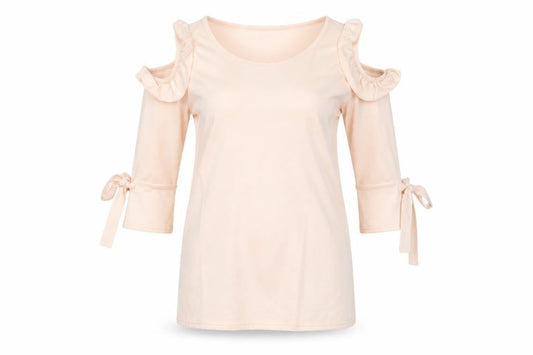 Prague Womens Pink   Basic T-Shirt Size 10