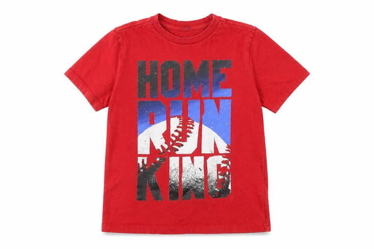 Gap Boys Red   Basic T-Shirt Size 8 Years  - HOME RUN KING