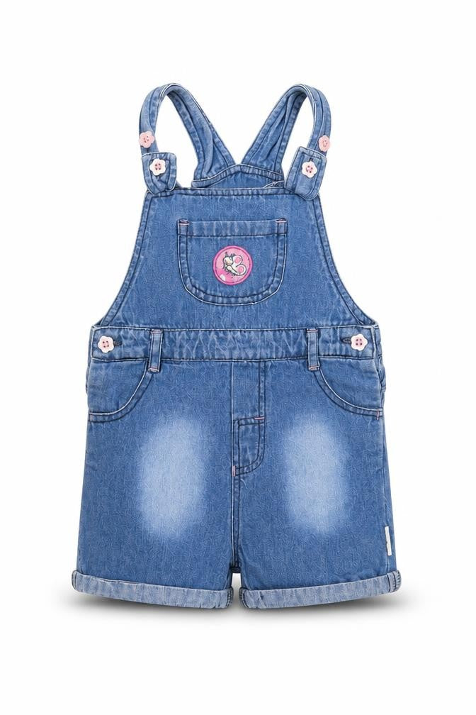 WATCH ME GROW Girls Blue   Dungaree One-Piece Size 12 Months