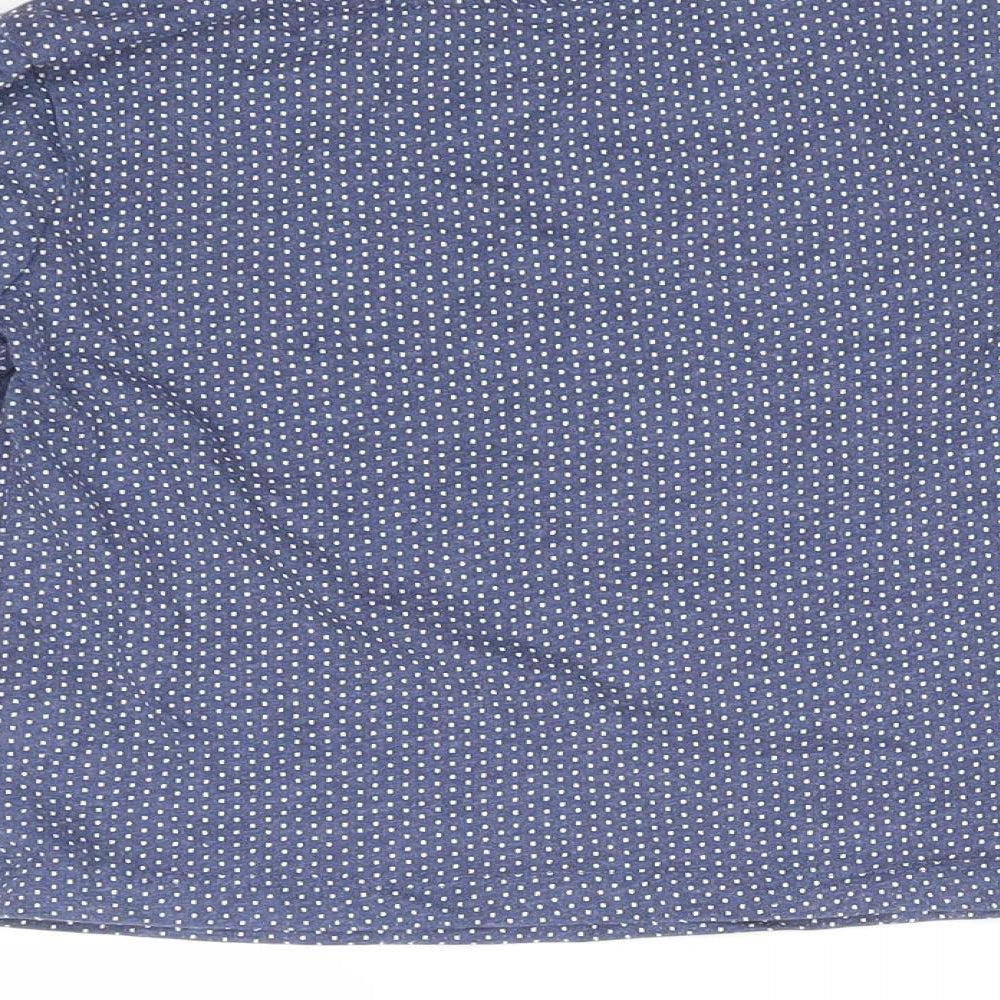 Very Girls Blue Polka Dot  Basic T-Shirt Size 2-3 Years