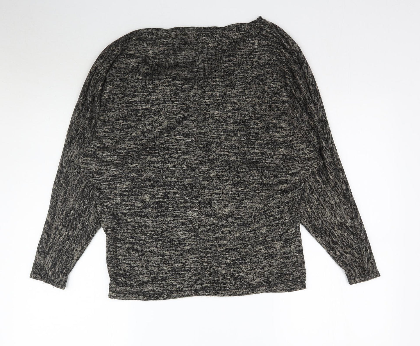 Max Studio Womens Multicoloured   Basic T-Shirt Size L  - Batwing