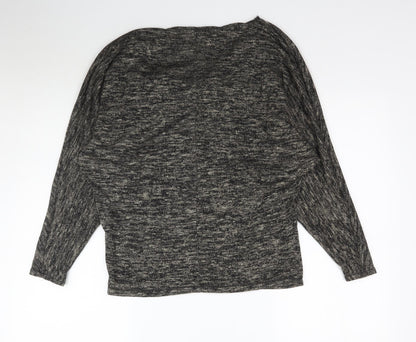 Max Studio Womens Multicoloured   Basic T-Shirt Size L  - Batwing