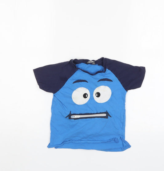 Pep&Co Boys Blue   Basic T-Shirt Size 3-4 Years