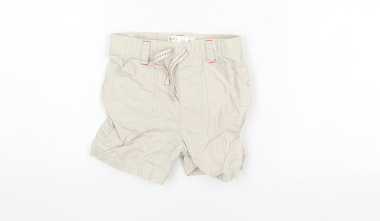 M&Co Boys Ivory   Cropped Trousers Size 12-18 Months