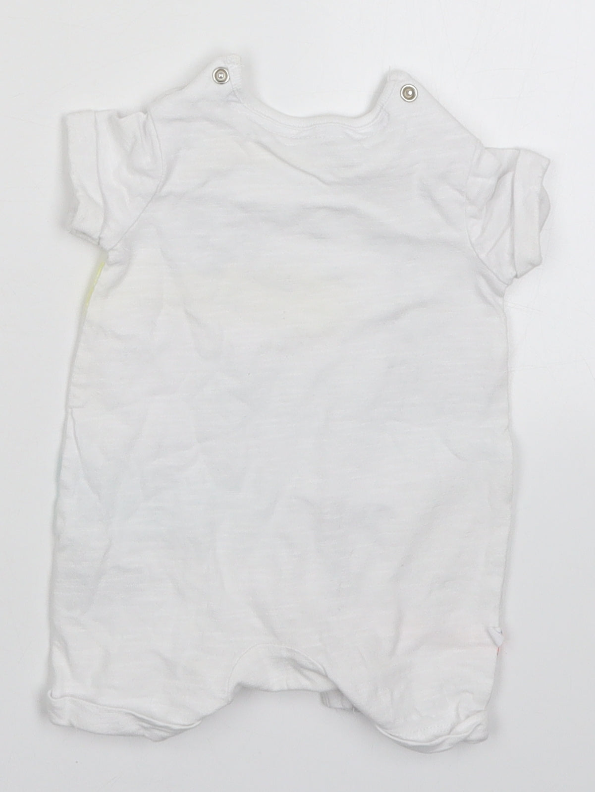 Mothercare Baby White   Romper One-Piece Size Newborn  - Animals