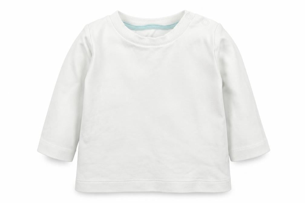 Morrisons Baby White   Basic T-Shirt Size 0-3 Months