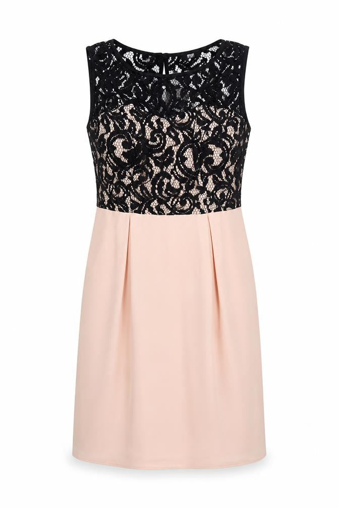 F&F Womens Beige  Lace A-Line  Size 10