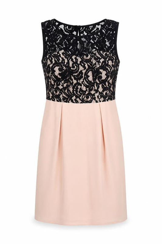F&F Womens Beige  Lace A-Line  Size 10