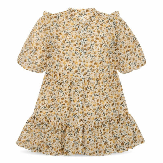 Primark Womens Yellow Floral  Trapeze & Swing  Size 8