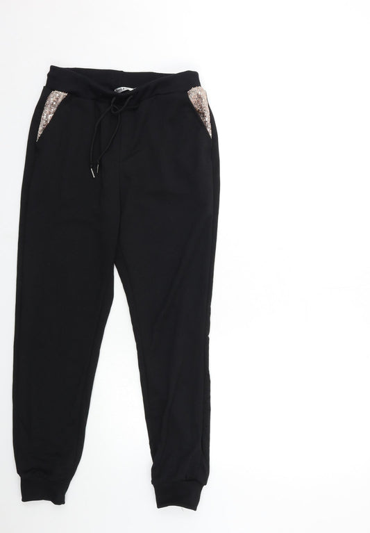Cherry Koko Womens Black   Sweatpants Trousers Size M L28 in