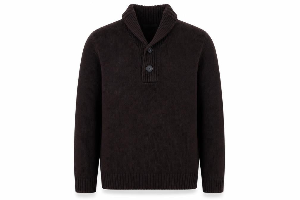 George Mens Brown  Knit Pullover Jumper Size S