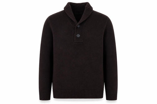 George Mens Brown  Knit Pullover Jumper Size S