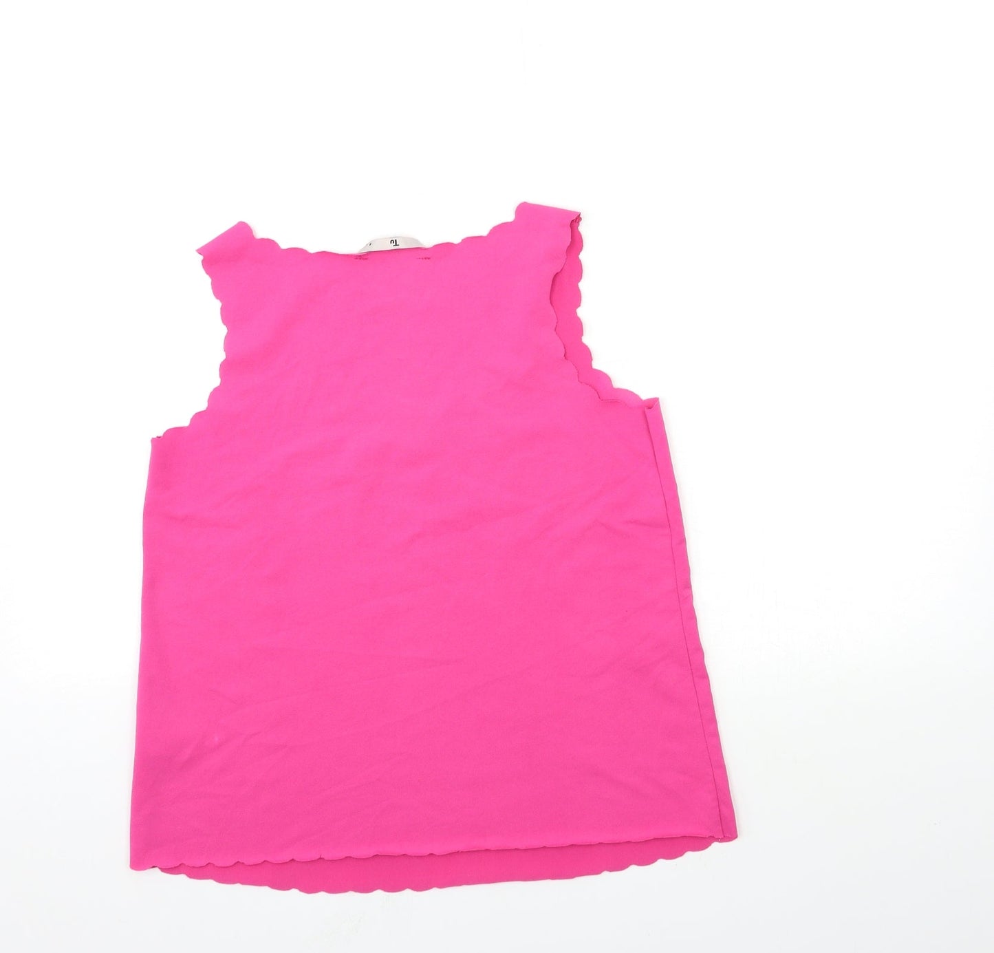 TU Womens Pink   Basic Tank Size 8