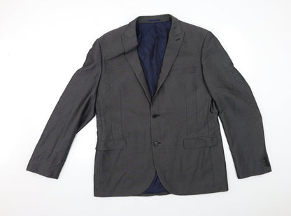 Next Mens Grey   Jacket Suit Jacket Size 44