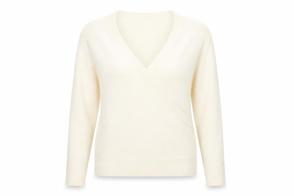 H&M Womens Beige  Knit Pullover Jumper Size M