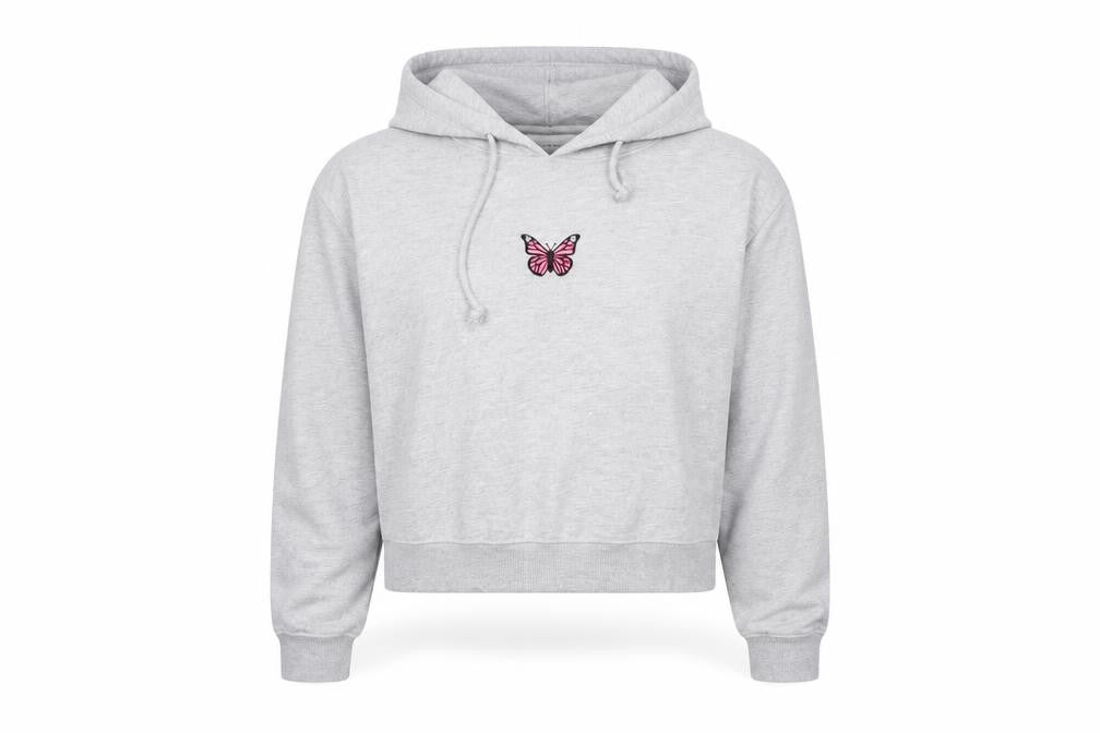 In the Style Womens Grey   Pullover Hoodie Size L