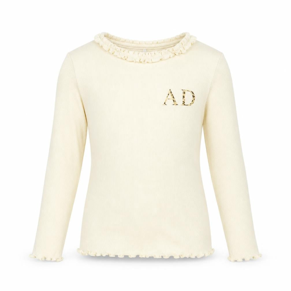 George Girls Beige   Basic T-Shirt Size 5-6 Years