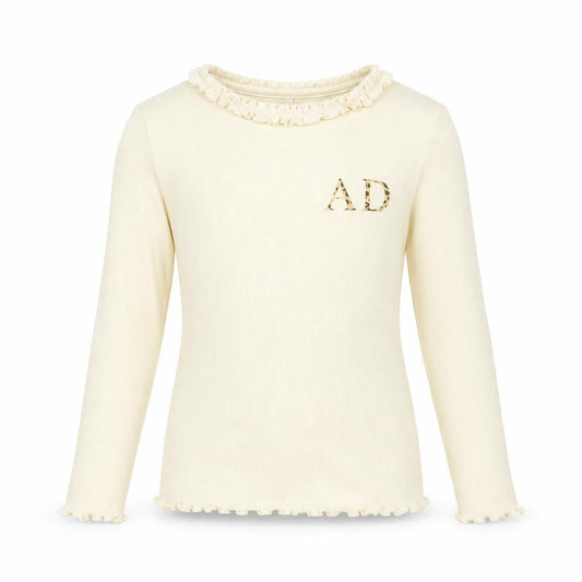 George Girls Beige   Basic T-Shirt Size 5-6 Years