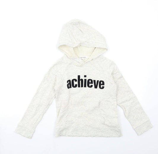 global work Girls Grey   Pullover Hoodie Size 8-9 Years