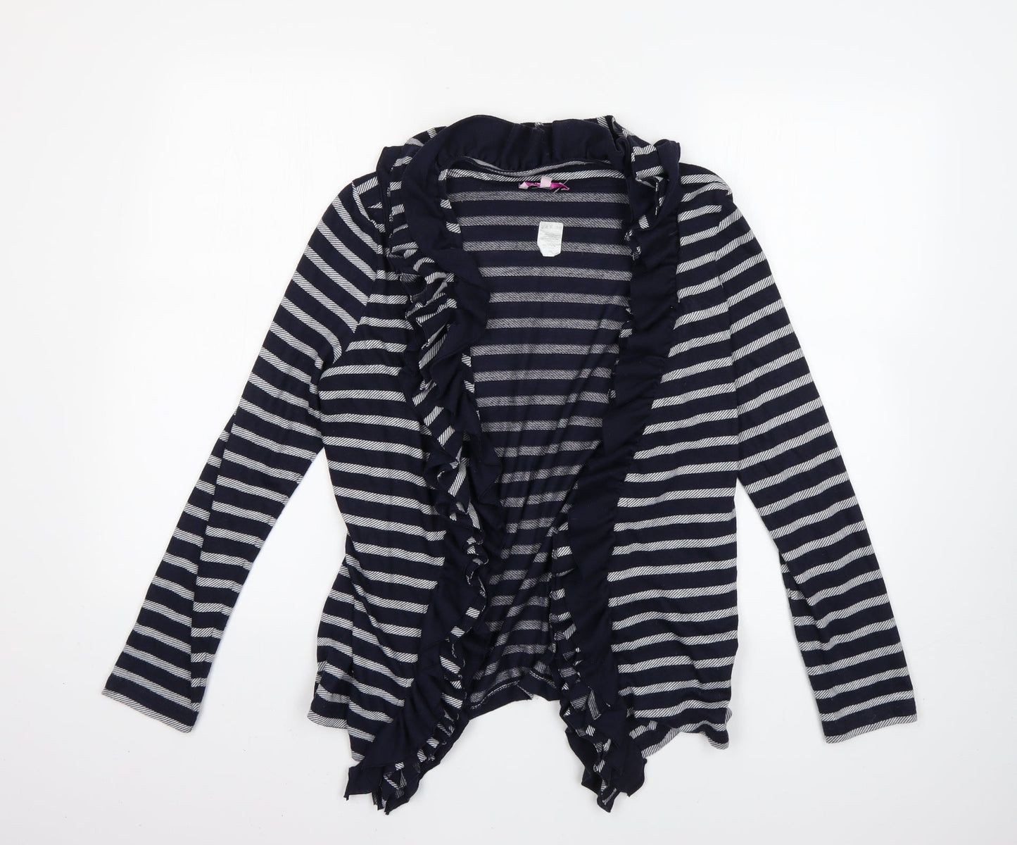 Preworn Womens Multicoloured Striped  Cardigan Jumper Size 14