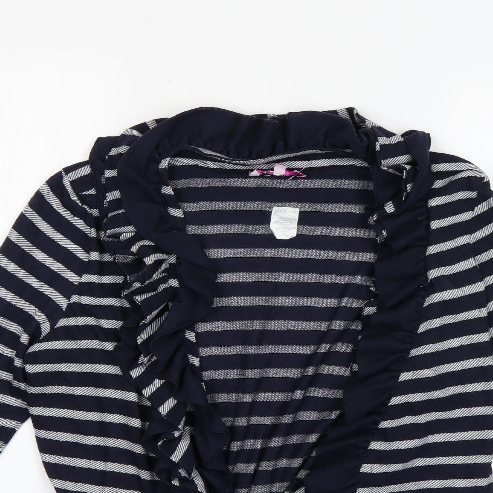 Preworn Womens Multicoloured Striped  Cardigan Jumper Size 14