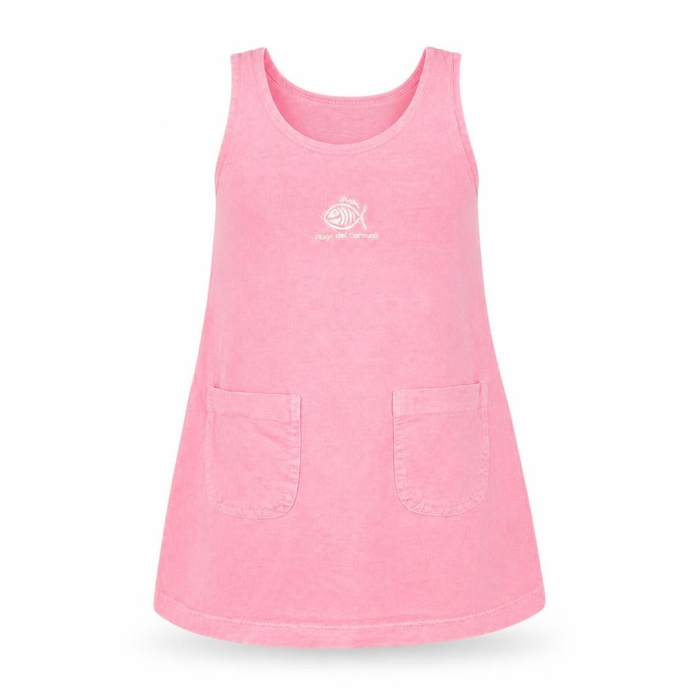 miro Girls Pink   Pinafore/Dungaree Dress  Size 4 Years