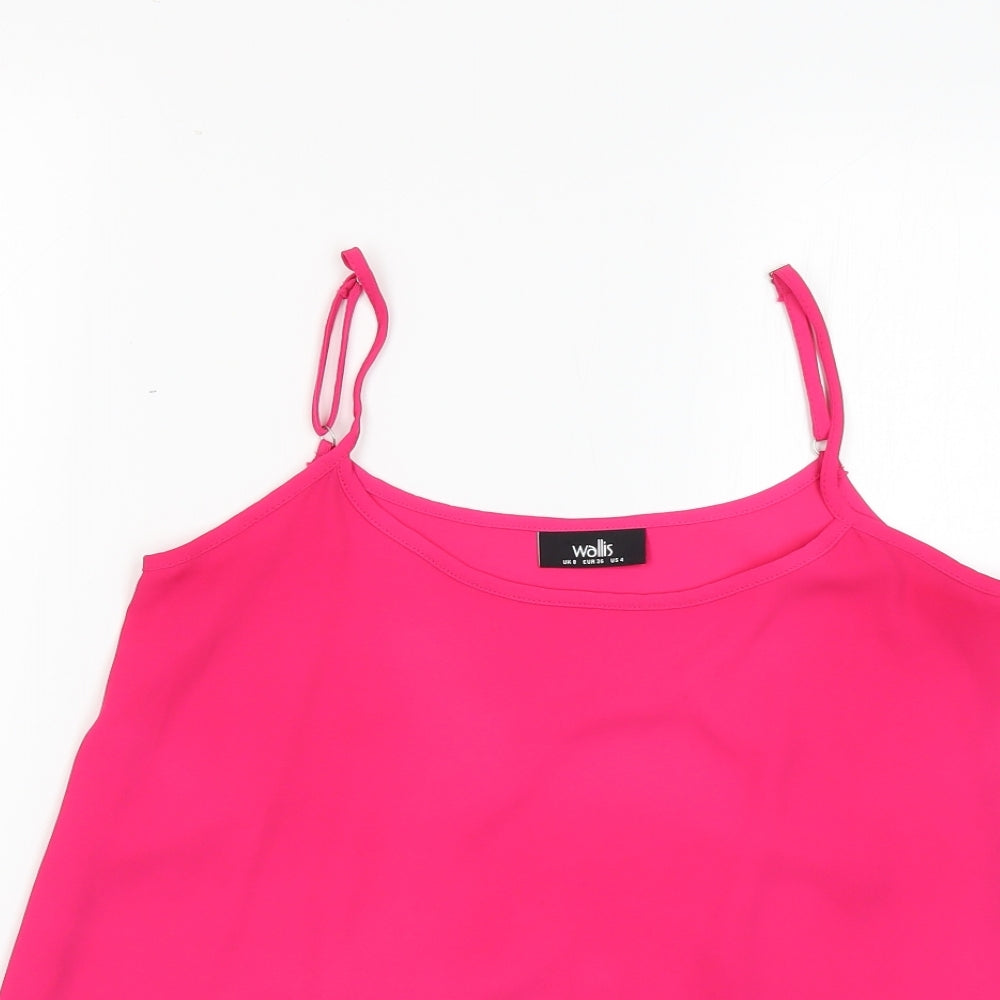 Wallis Womens Pink   Basic Blouse Size 8