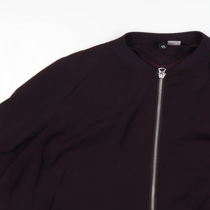 H&M Womens Purple   Jacket Coat Size 14