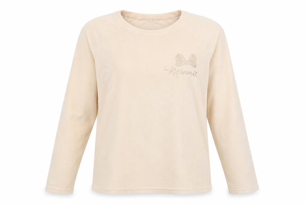 Love To Lounge Womens Beige Geometric  Top Pyjama Top Size 6