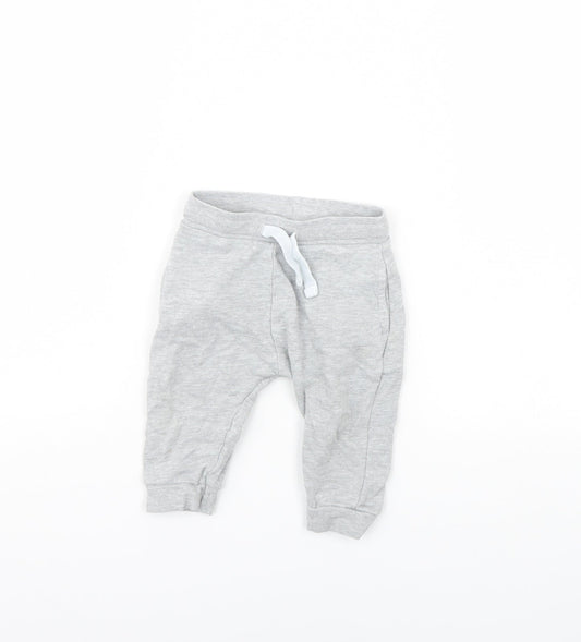 Preworn Baby Grey   Jogger Trousers Size 9 Months