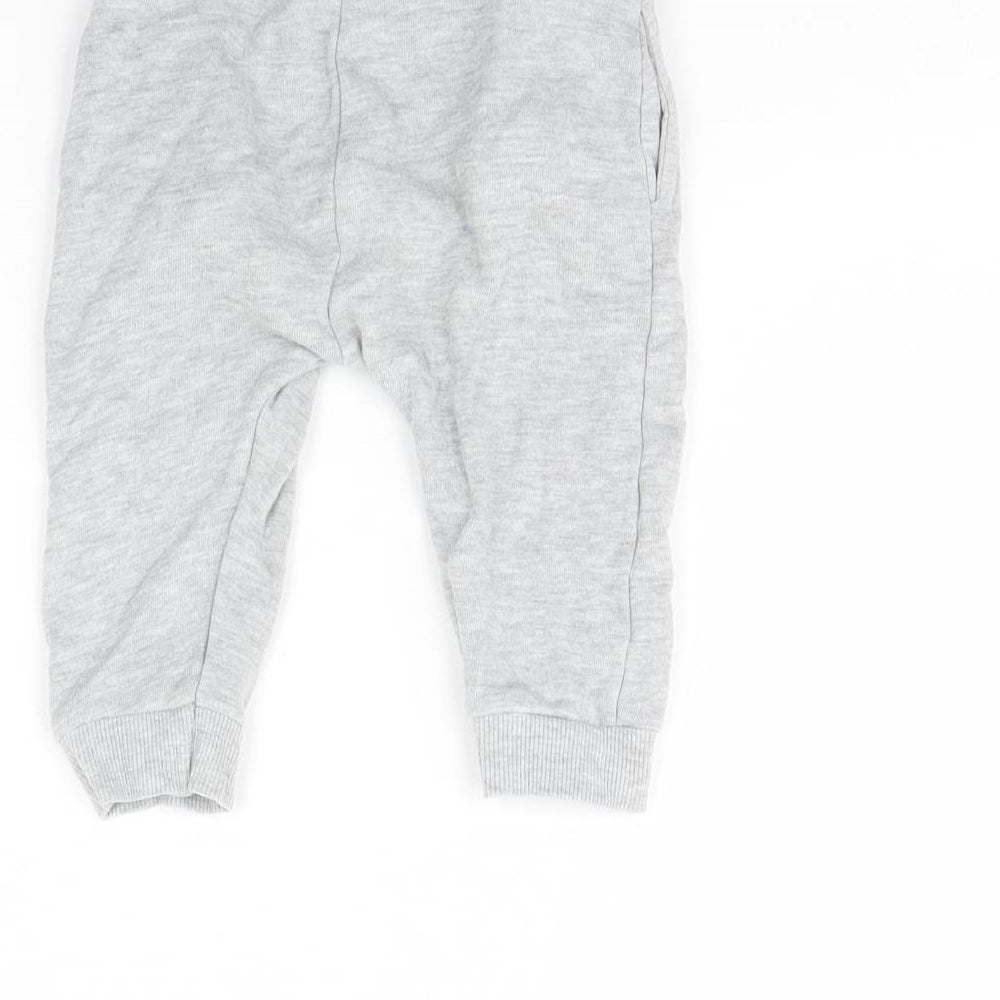 Preworn Baby Grey   Jogger Trousers Size 9 Months