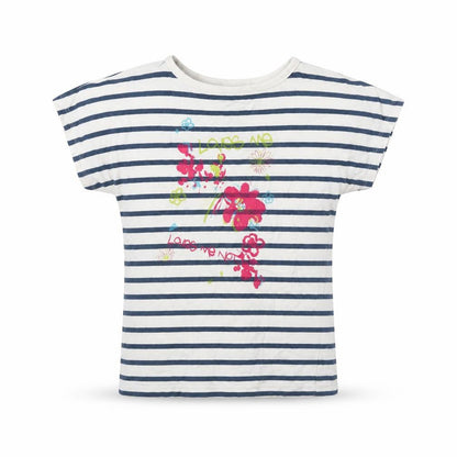 Orchestra Girls Blue Spotted  Basic T-Shirt Size 5 Years