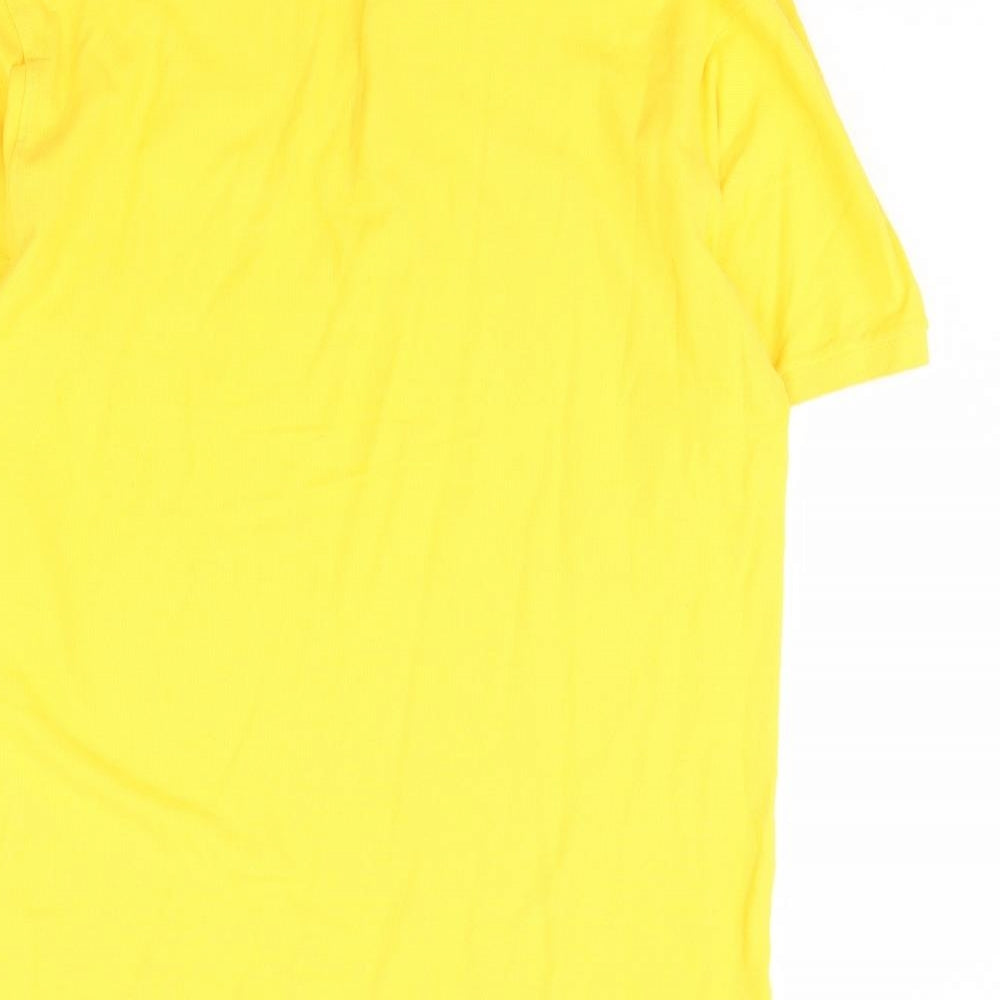 Fruit of the Loom Mens Yellow    Polo Size XL