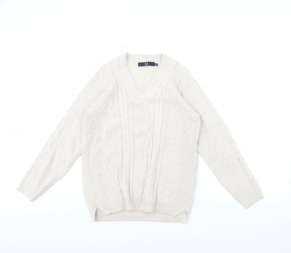 Isle Womens Beige   Pullover Jumper Size S