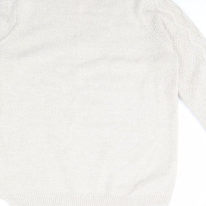 Isle Womens Beige   Pullover Jumper Size S