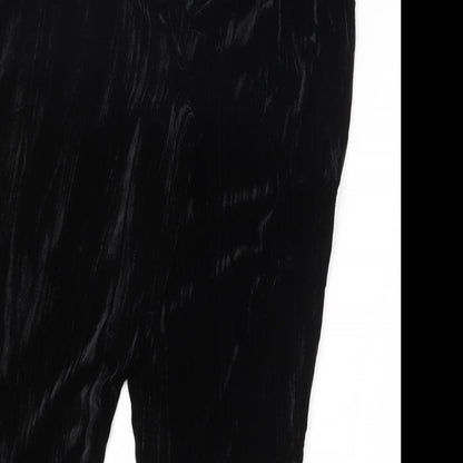 Capsule Womens Black Trousers Size 14 L28 in