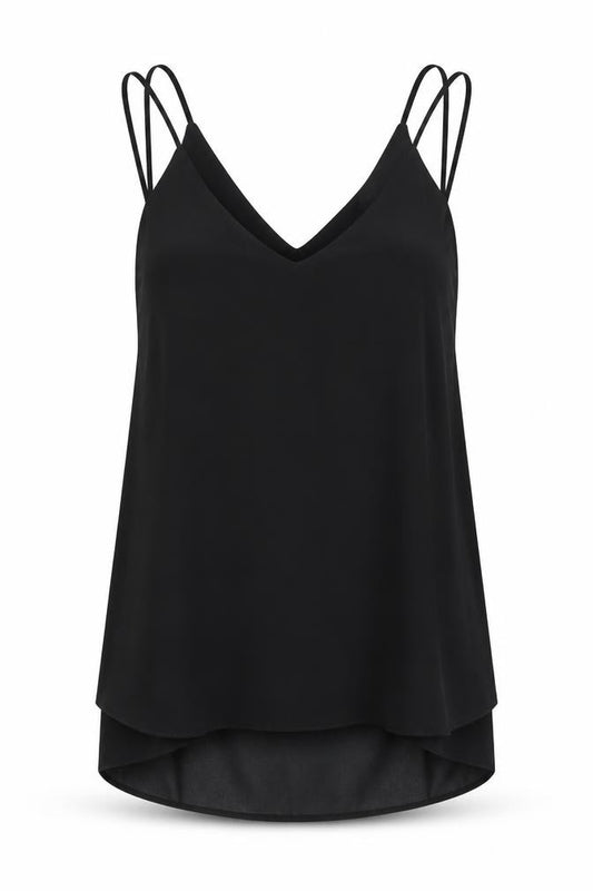 New Look Womens Black   Camisole Blouse Size 8
