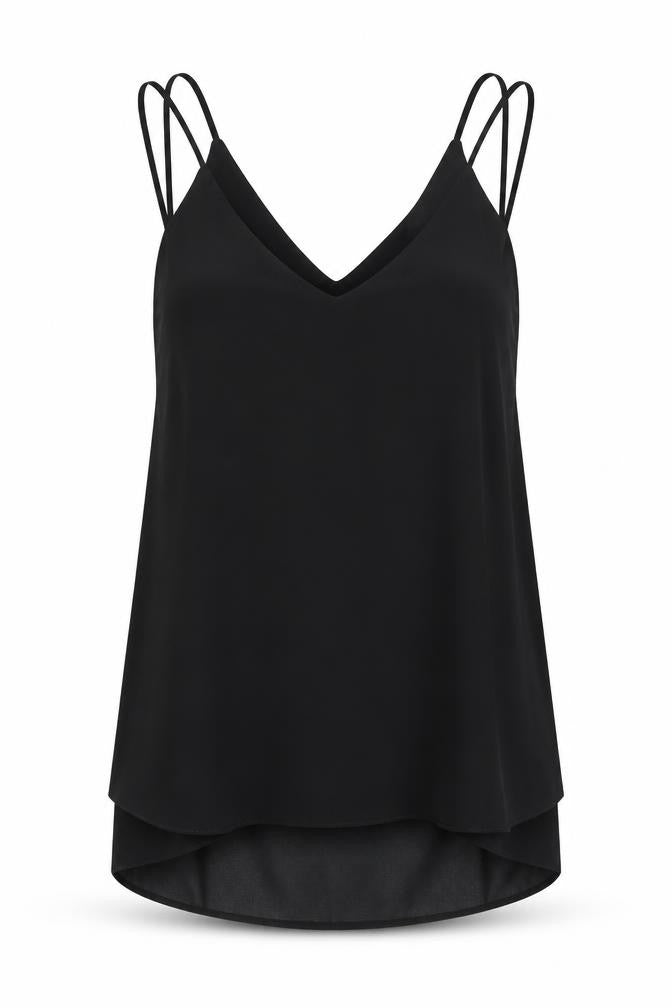New Look Womens Black   Camisole Blouse Size 8