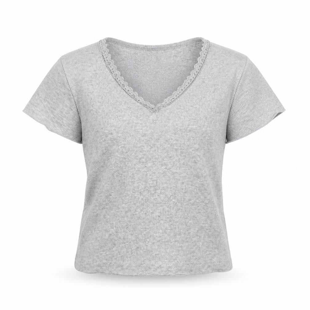 Select Girls Grey   Basic T-Shirt Size 10-11 Years