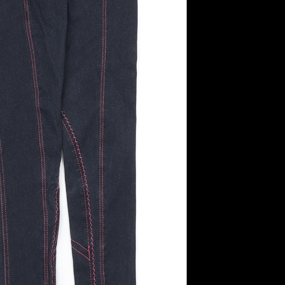 Equine-by-Design Womens Blue  Denim Skinny Jeans Size 24 in L24 in