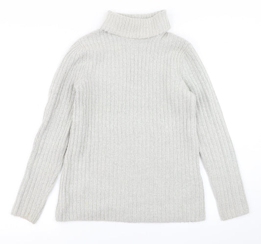 Papaya Womens Grey  Knit Pullover Jumper Size M
