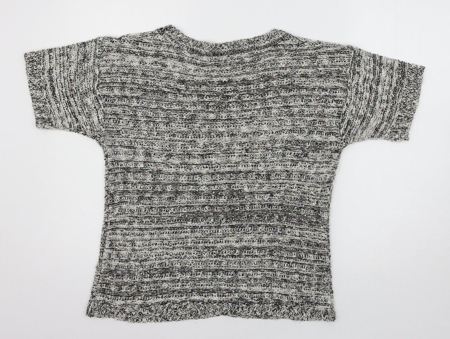 Atmosphere Womens Gold Striped Knit Pullover Jumper Size 12