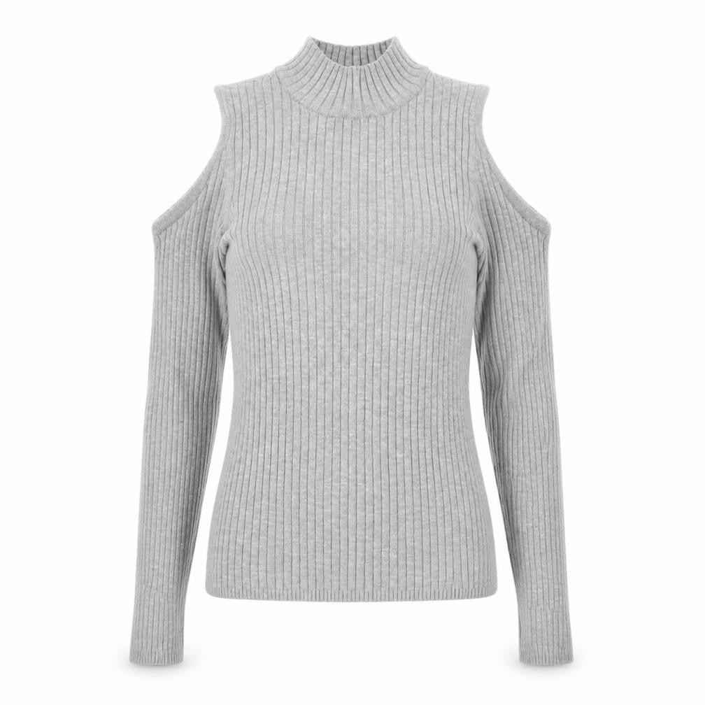 Verve Ami Womens Grey  Knit Pullover Jumper Size M