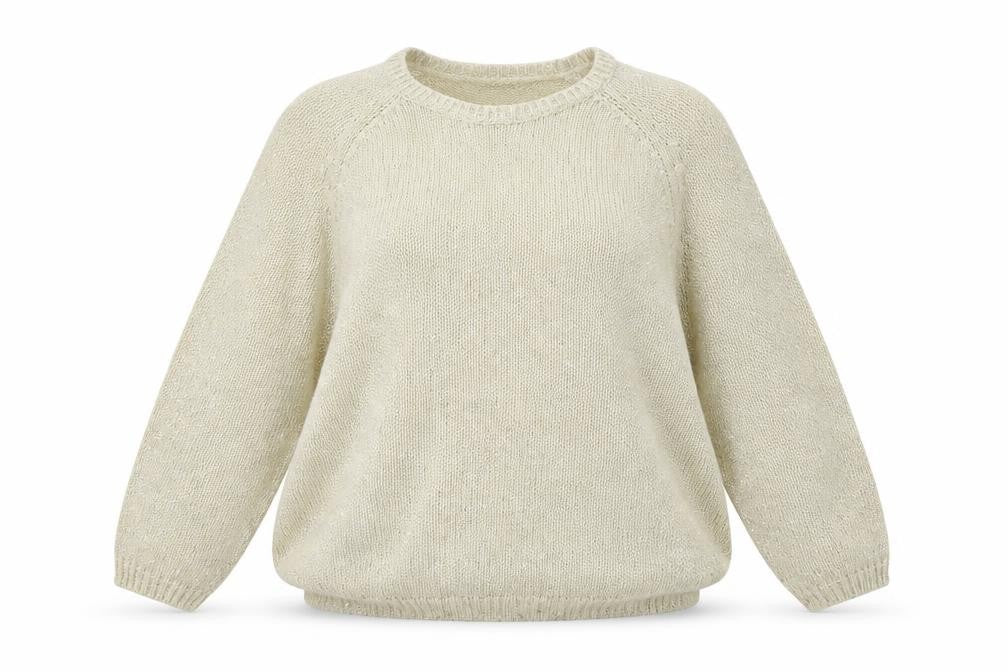 Marks & Spencer Womens Ivory  Knit Pullover Jumper Size S