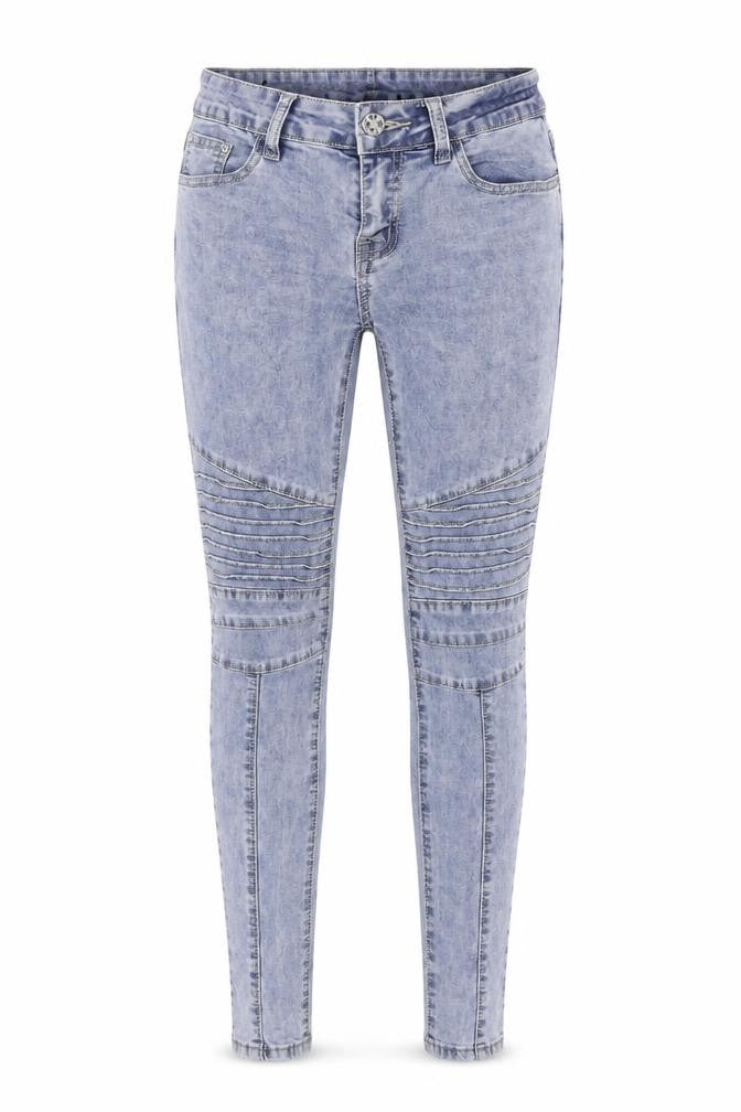 Preworn Womens Blue  Denim Skinny Jeans Size 6 L20 in