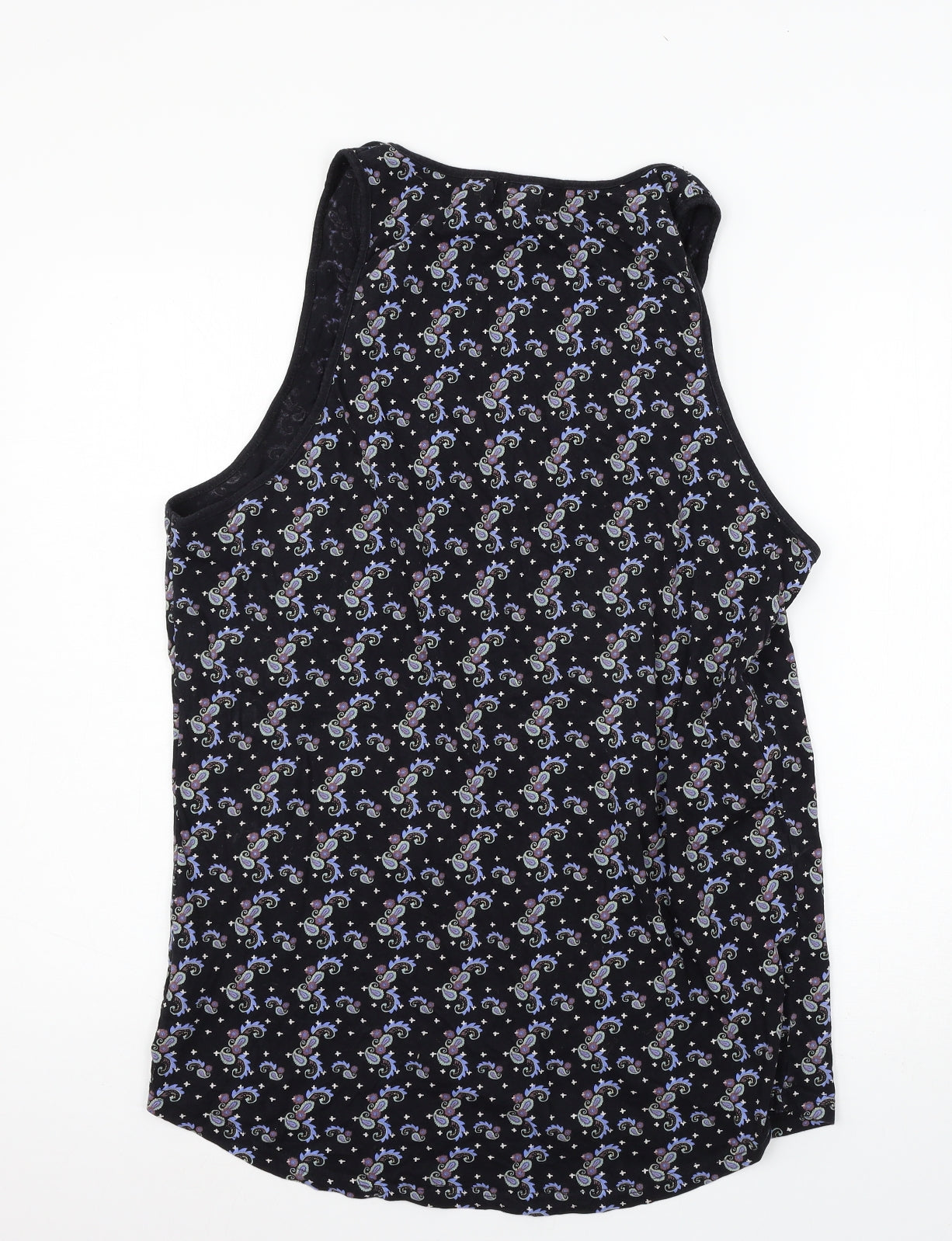 Teeink Womens Multicoloured Paisley Jersey Basic Tank Size M