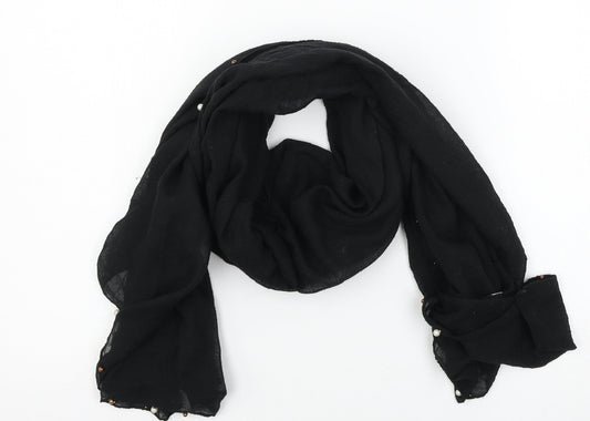 Preworn Womens Black    Scarf