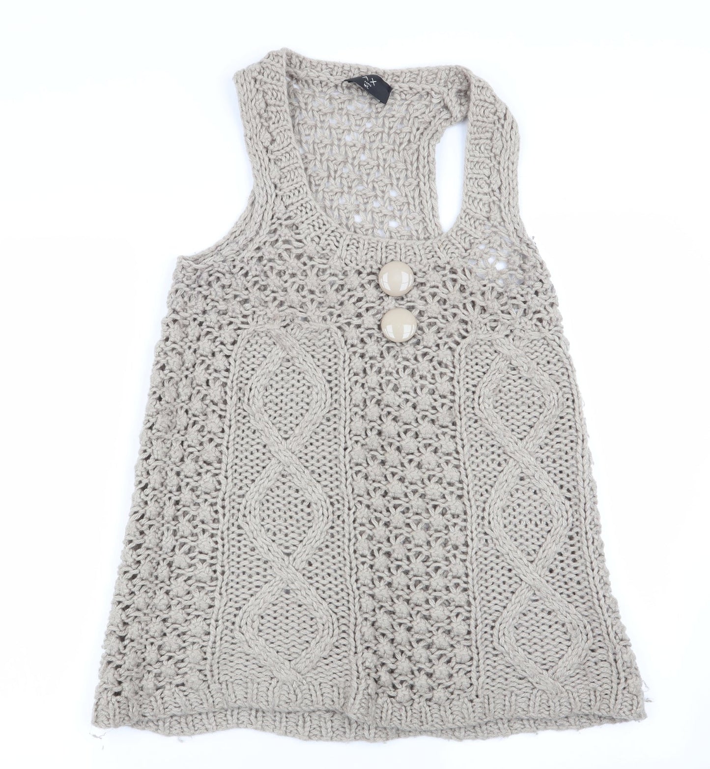 AX Paris Womens Beige   Pullover Jumper Size M
