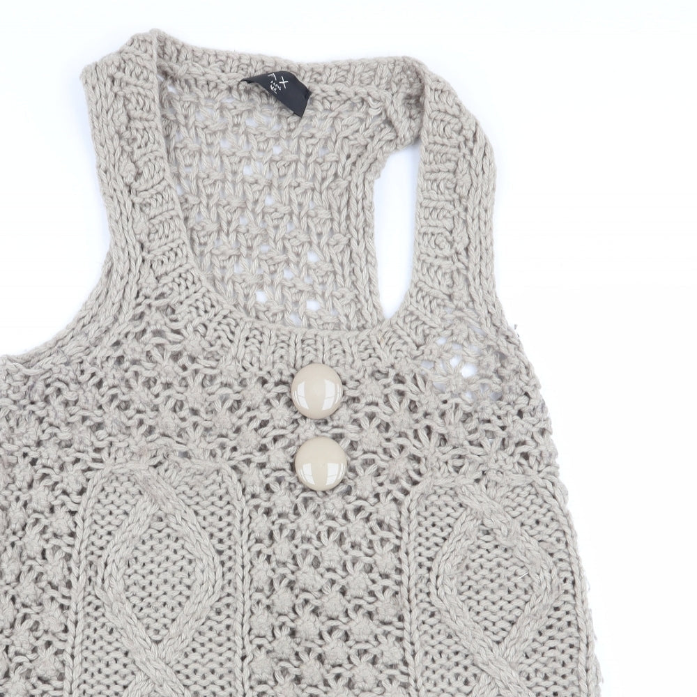 AX Paris Womens Beige   Pullover Jumper Size M