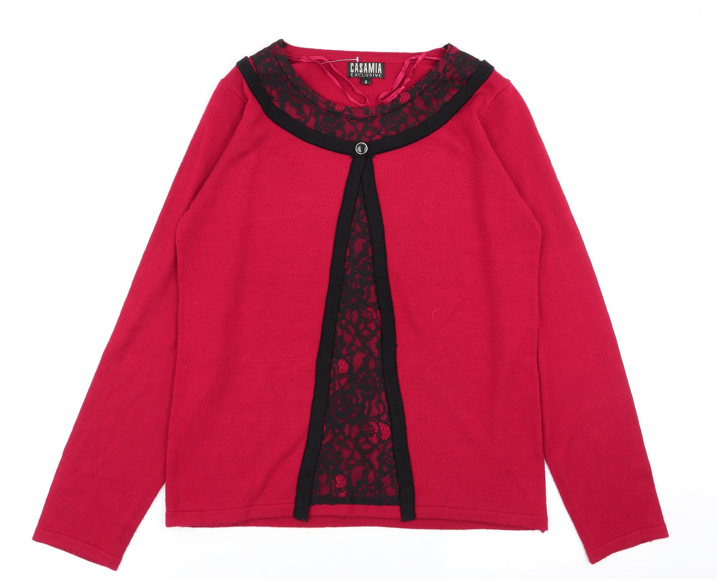 casamia Womens Red   Basic T-Shirt Size S
